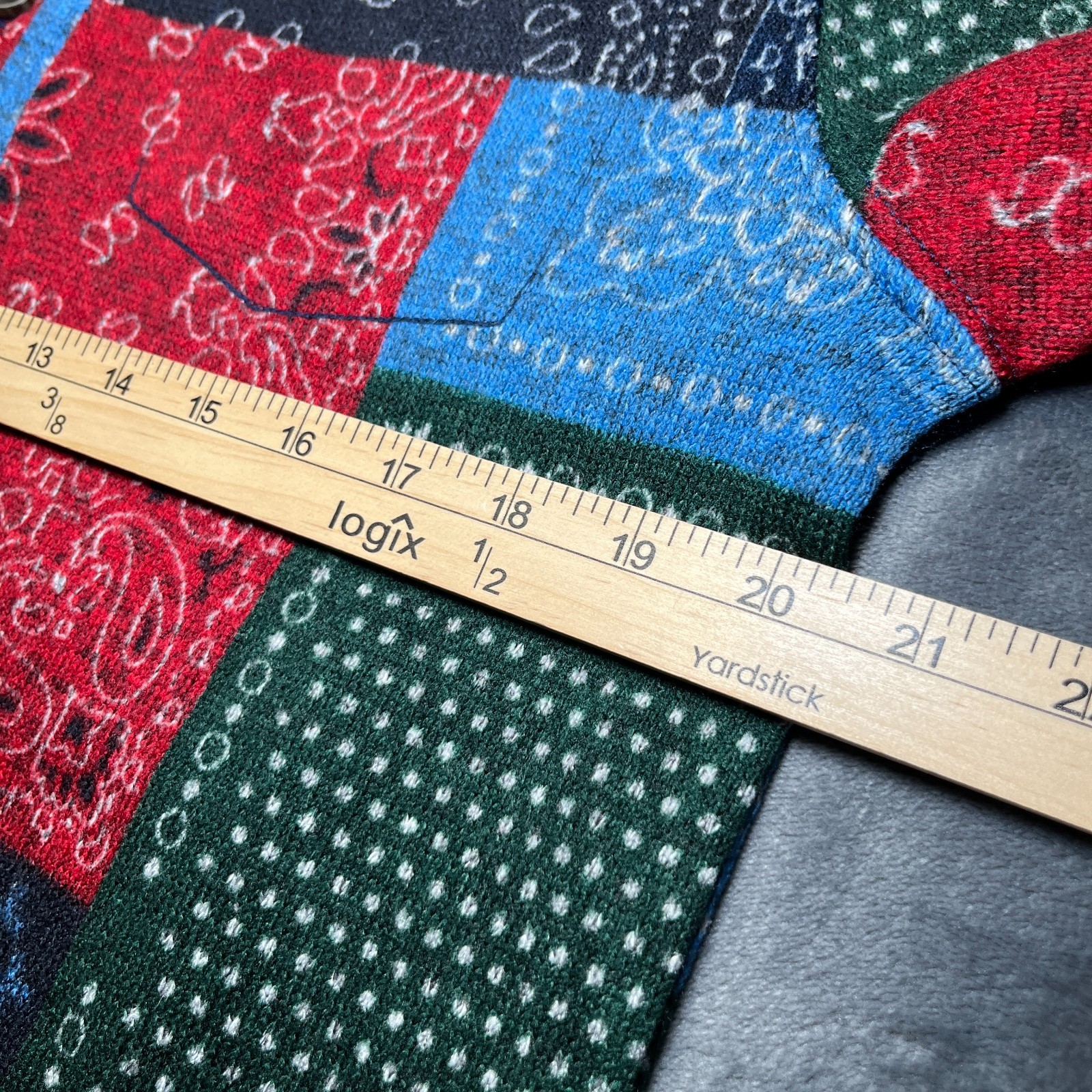 Levis Paisley Patchwork Cardigan Jacket Men's Med… - image 6