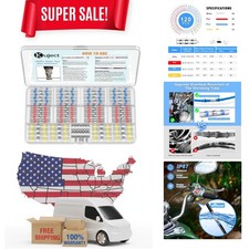 Heat Shrink Solder Seal Wire Connectors Kit 120PCS, Waterproof Butt Connector...