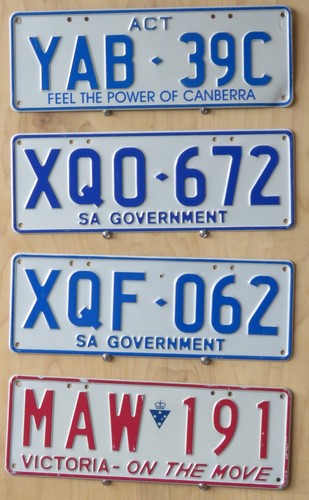 AUSTRALIA AUTO LICENSE PLATE