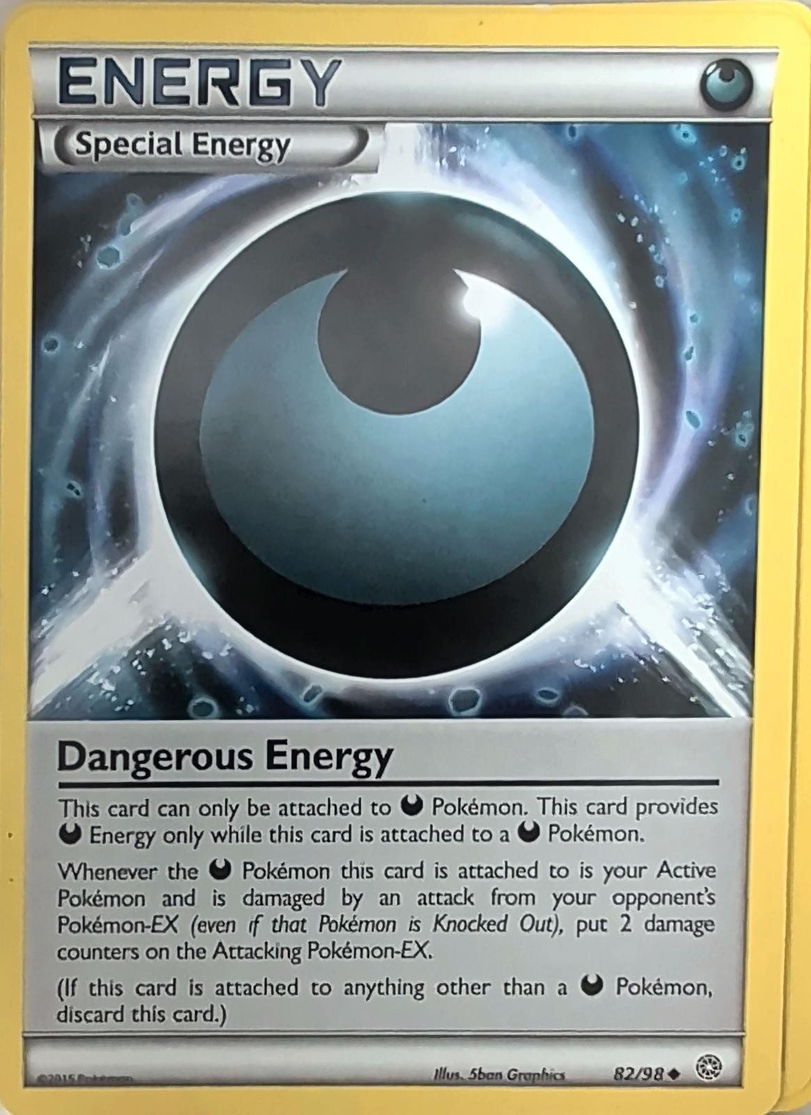 Dangerous Energy 82/98 Uncommon Ancient Origins Pokemon Lightly Played