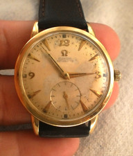 Vintage OMEGA Automatic Watch 14k Gold Filled Mens Watch Runs