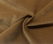 BALLARD DESIGNS QUEENS VELVET SADDLE BROWN FURNITURE FABRIC BY THE YARD 54"W