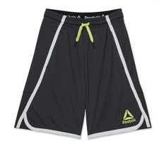S 6/7 Reebok Boy's Athletic Performance Short 100 Polyester Gray 5052