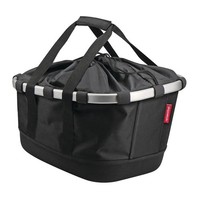 Klickfix City-Tasche Bikebasket Gt Black, 33X27X42Cm, FüR Racktime, Schwarz