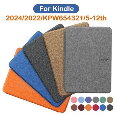 For Kindle Paperwhite 12th Gen 7'' 2024/11th Gen 6.8'' Smart Leather PC Case Cover