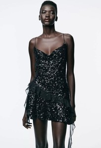 Zara Sequin Mini Dress | eBay