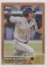 2015 Topps Pro Debut Orange 6/25 Reese McGuire #38 6f8