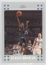 2007-08 Topps Chrome White Refractor 34/99 Corey Brewer #129 3c7