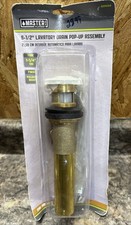 Lavatory Drain Pop-Up Assembly, Brass, 1.25 x 8.5-In. - 829-066