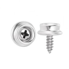 Stainless Steel Screws Marine Grade Boat Snaps for Boat Cover 3/8"Socket -24pcs