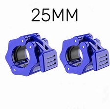 1/2PCS 25/28/30mm Quick Release Barbell Clamps Spin Lock Barbell Collars Weight