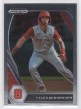#PDP75 2021 Prizm Draft Picks BASE Tyler McDonough NC State Wolfpack