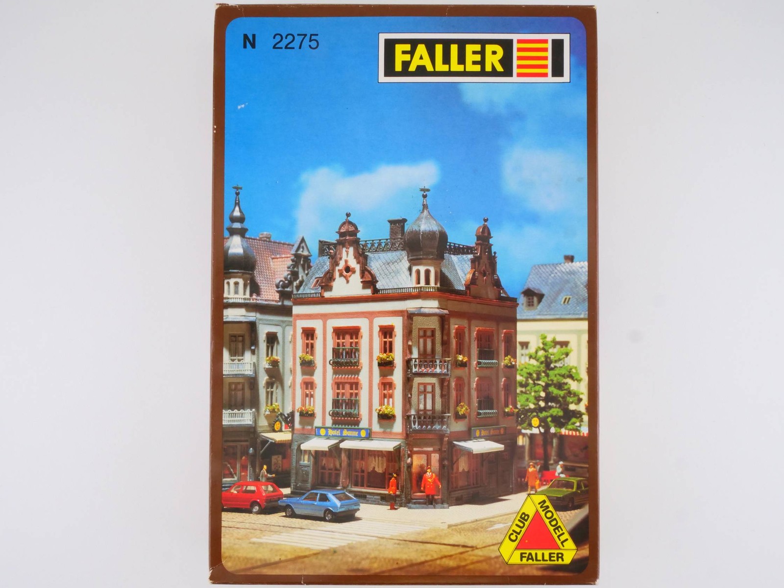 Faller N 2275 Corner House Hotel Sun Club Model N Unbuilt Mint! OVP 1706-07-07