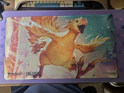 Magic The Gathering Final Fantasy Traveling Chocobo Gold Ultra Pro HF Playmat