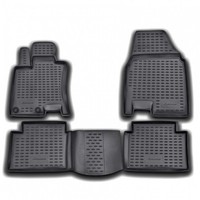 Gummi-FußMatten Nissan Qashqai +2 2008-2014 Novline Passgenau Auto Set