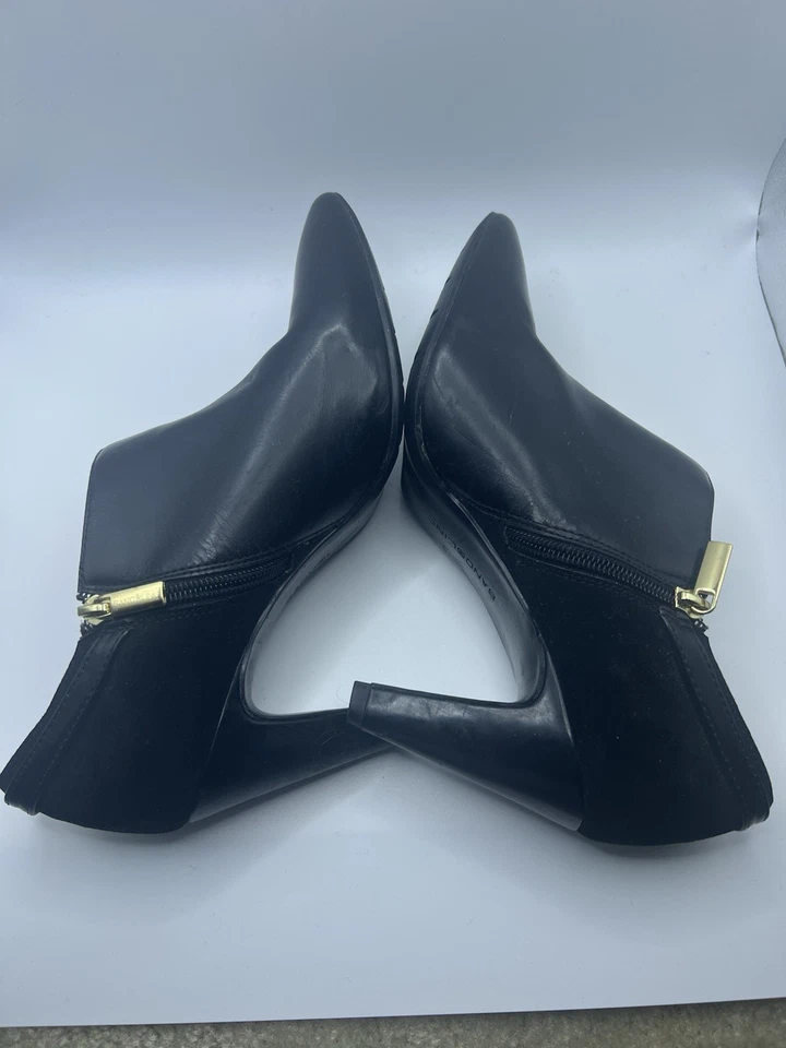 Zapatos de tacón Bandolino negros con cremallera de 3,5" 8M Foto 3 de 4