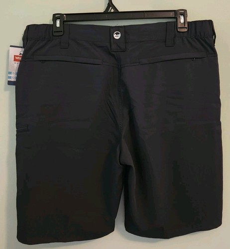 Pantalones Cortos Wrangler Para Hombre 38 Field Utility Calce Relajado NEGROS Poli Carga 10" #53525 - Imagen 2 de 6