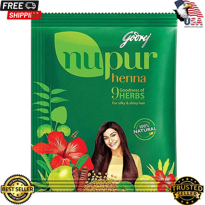 Godrej Nupur Henna 500 gram 100% Pure  -  Free Shipping From USA