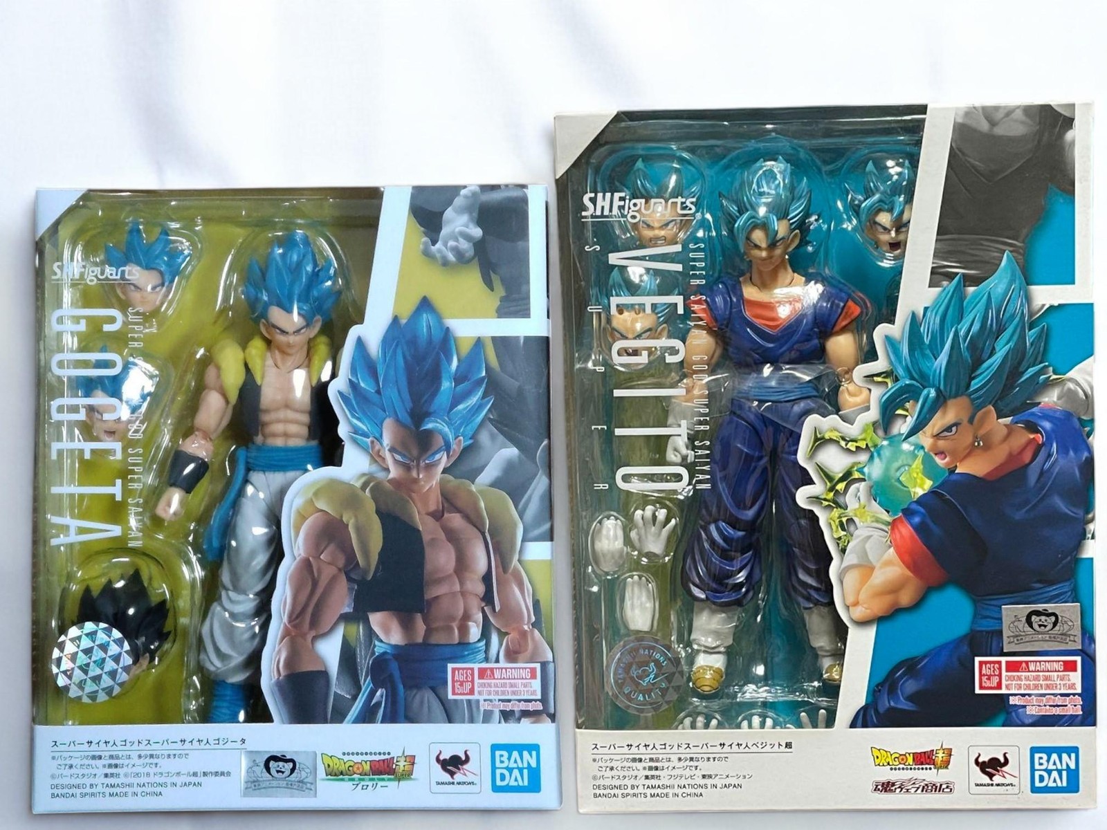 S.H.Figuarts Vegito SSGSS Super Saiyan God gogeta Dragon Ball Bandai [Excellent]
