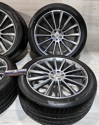 Mercedes Gle 43 coupe 22” inch staggered wheels rims Pirelli PZero