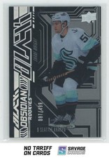 2022-23 SPx UD Black Obsidian Rookies Shane Wright /499 #OR-6 Seattle Kraken
