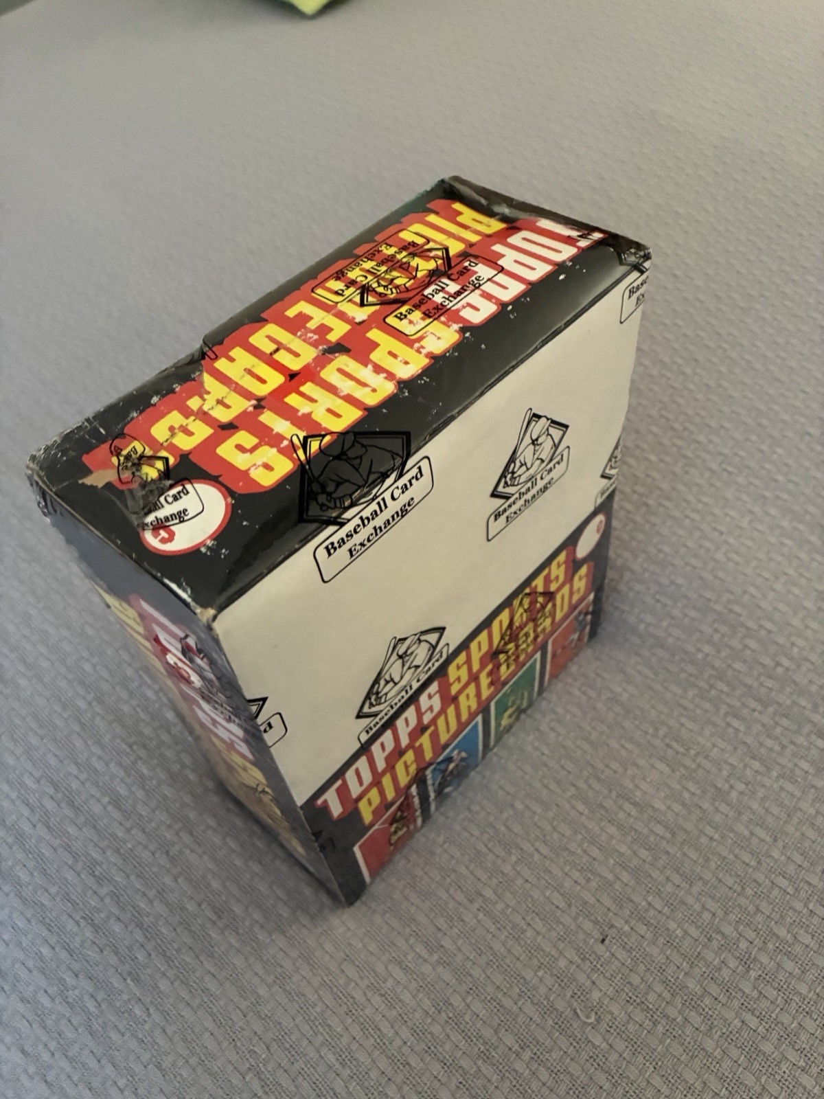 MINT 1986 TOPPS BASEBALL RACK BOX BBCE FASC 24 PACKS RYAN ROSE ...