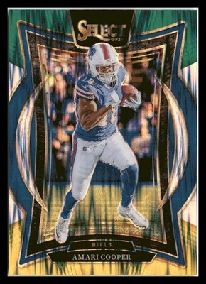 2024 Panini Select #5 Amari Cooper Green & Yellow Prizm Shock