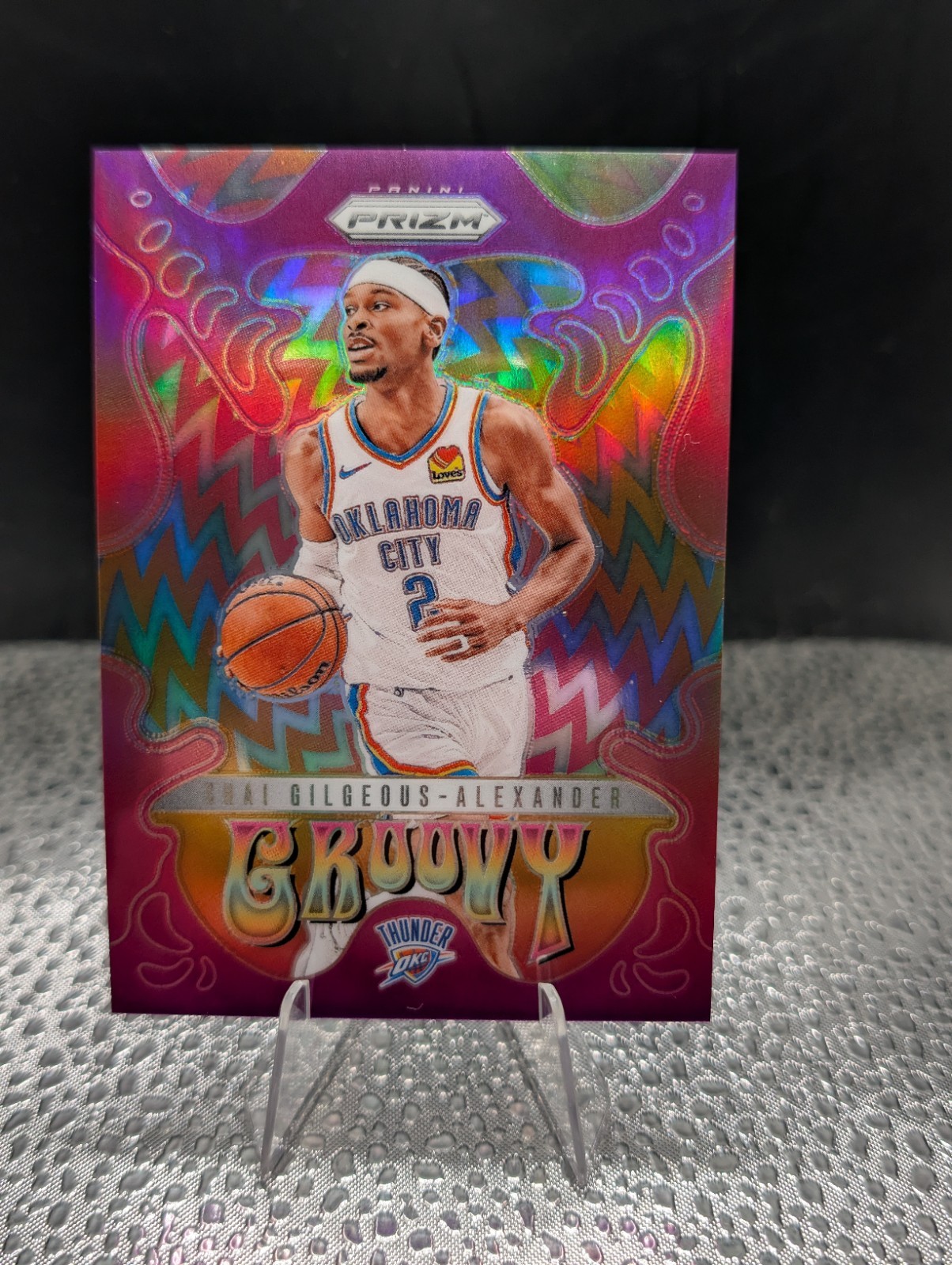 2024-25 Panini Prizm - Groovy Shai Gilgeous-Alexander #2 CASE HIT