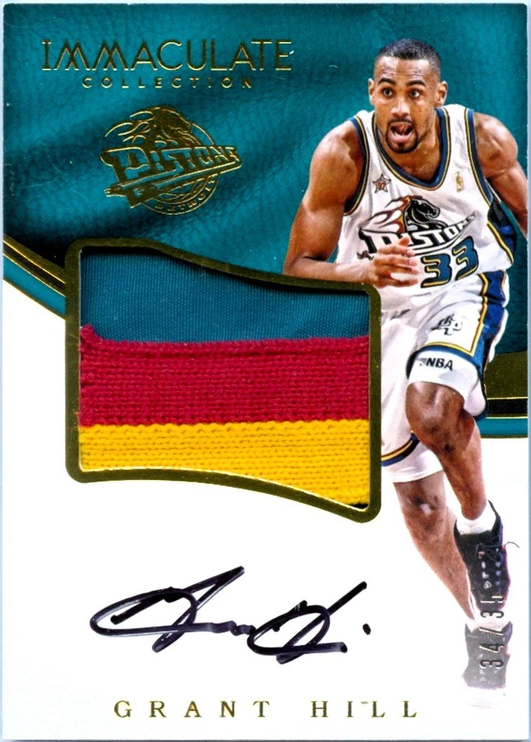 n*3様 Grant Hill Panini Donruss Auto　グラント 2024-25 Donruss Optic Choice Grant Hill Retro Signatures Red Mojo