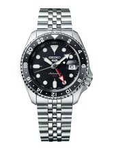 Seiko 5 SSK001K1 Sports Black Grape GMT Automatic Watch