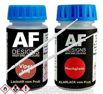 Für Viper M78 Copper Canyon Metallic Lackstift Klarlack Lacktupfer Autolack Set