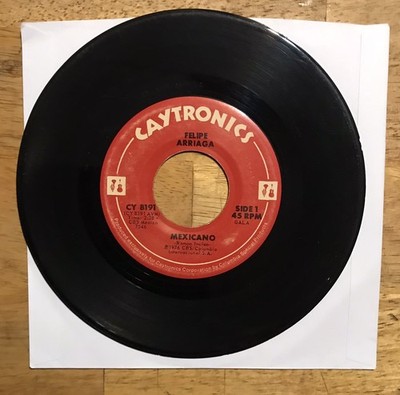 Felipe Arriaga/Caytronic/CAT# CY-8191/1976/Mexicano/Lo Se Pero Te Vas/Pre-owned