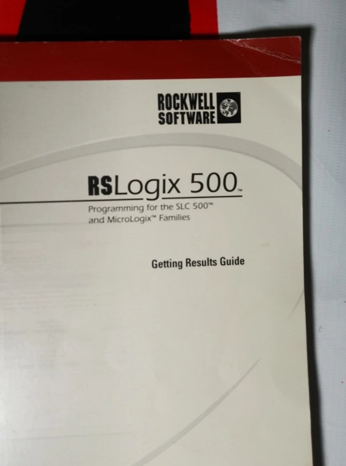 ROCKWELL SOFTWARE RSLOGIX 500 Guide Programming SLC 500 & Micrologix Families - Image 2 of 4