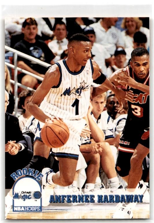 1993-94 Hoops #380 Anfernee Hardaway Orlando Magic