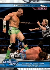 2019 Topps WWE Road to WrestleMania #72 Mojo Rawley Goes Berserk on Zack Ryder