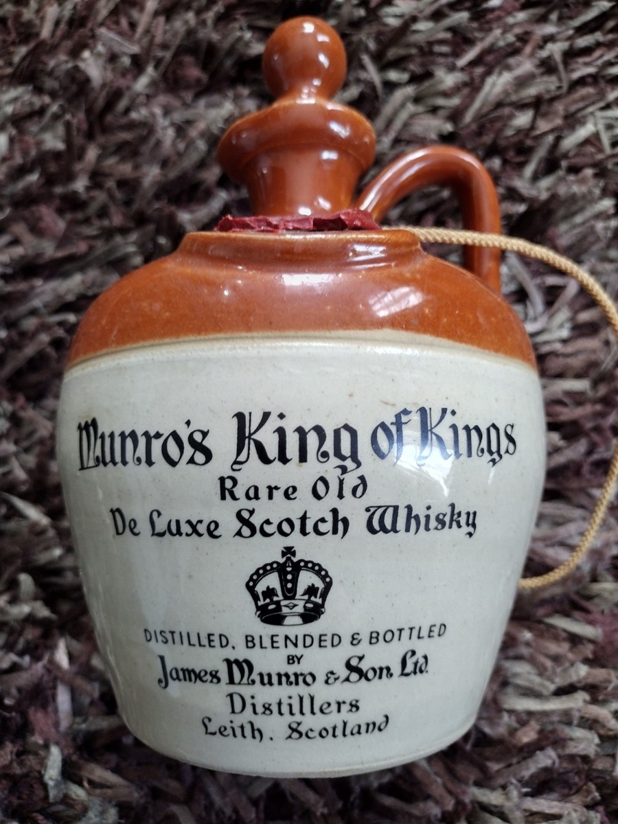 James Munro's King Of Kings Rare Old Scotch Whisky Bottle Scotland
