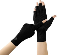 Women Fingless UV Protection Sunblock Gloves,Outdoor Non-Slip Driving-Gloves for