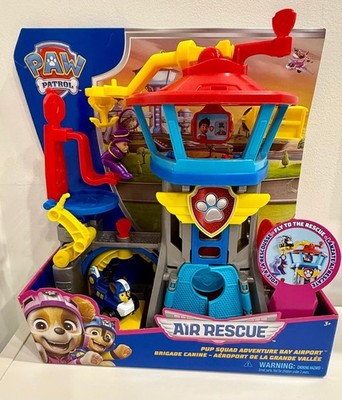 Spin Master PAW Patrol Chase Air Rescue Pup Squad Adventure Bay Airport Playset