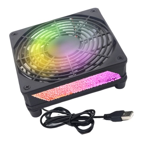 5V 120mm Cabinet Cooling Fan Housing with LED Light For Networking Equipment - Afbeelding 12 van 12