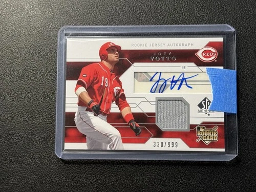 JOEY VOTTO 2008 UD SP AUTHENTIC #137 ROOKIE PATCH AUTO /999 REDS RPA RC