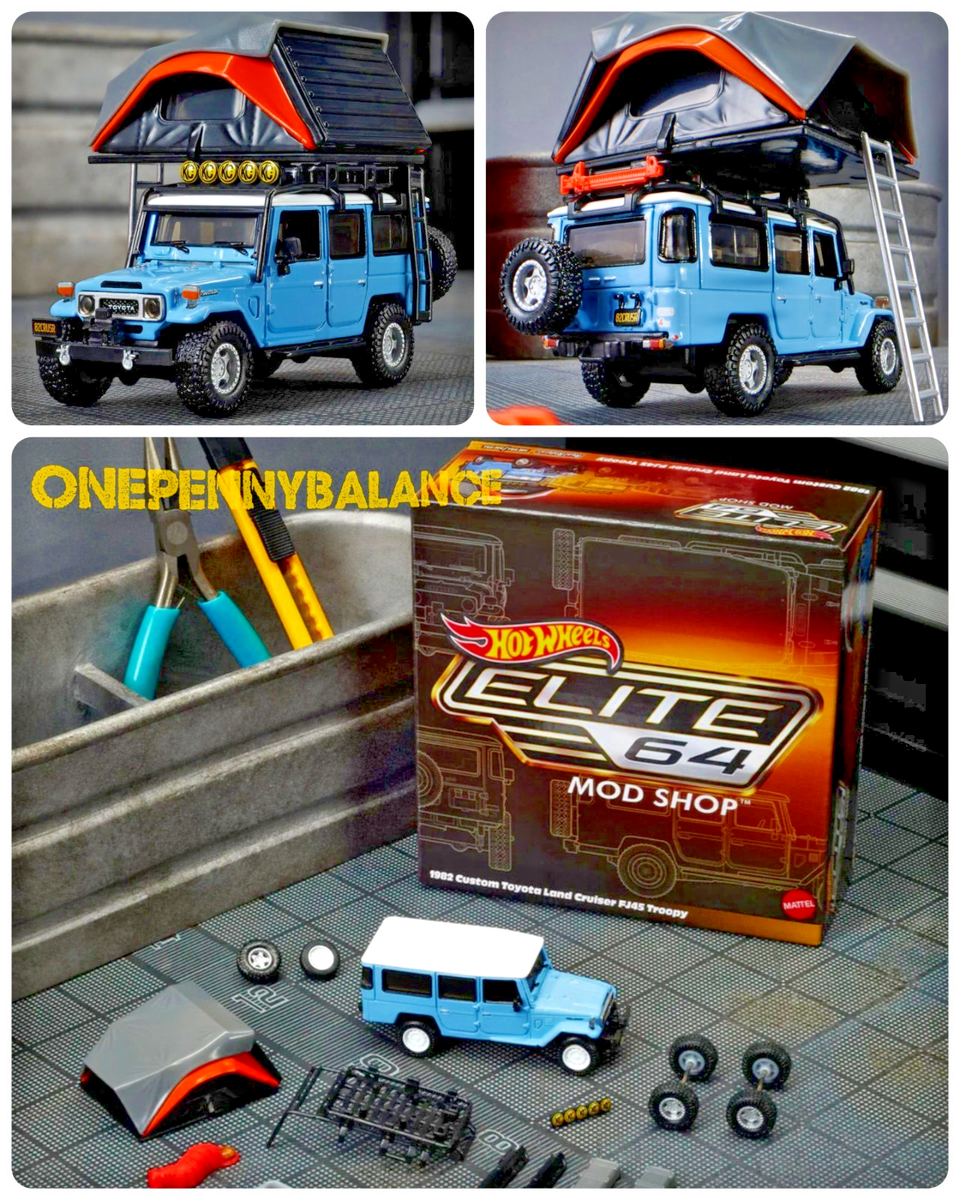 肉弾兵ウルティモ　プロモ4枚セットホイル Hot Wheels Elite 64 Toyota Land Cruiser FJ45 Troopy MOD-SHOP | eBay