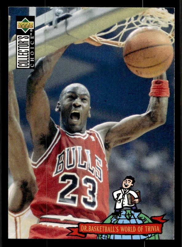 1994-95 Collector's Choice #402 Michael Jordan Chicago Bulls Dr. Basketball MINT