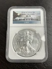 2014-W American Silver Eagle NGC MS70 Early Releases Struck at West Point Mint