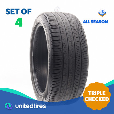 Set of (4) Used 285/40R21 Pirelli Scorpion Zero AO 109H - 6/32