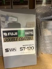 NEW SEALED Fuji Film ST-120 Master Quality SVHS Blank Video Tape H471S