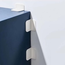 12 Packs Furniture Anchors for Baby Proofing, No Drill Adhesive Anti Tip Wall...