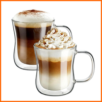 Doppelwandige Latte Macchiato GläSer Set 350Ml 2 StüCk Borosilikatglas