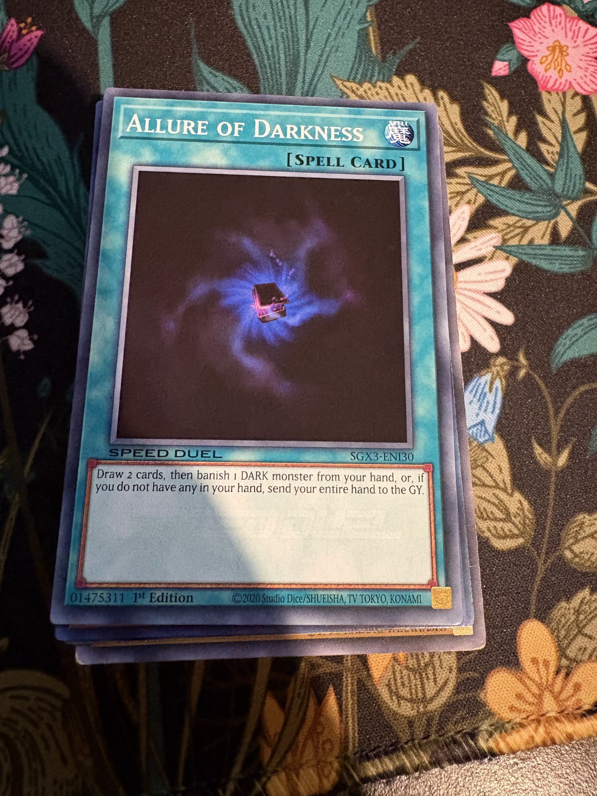 Allure of Darkness SGX3-ENI30 (YuGiOh Speed Duel GX: Duelists of Shadows) — is it worth grading?