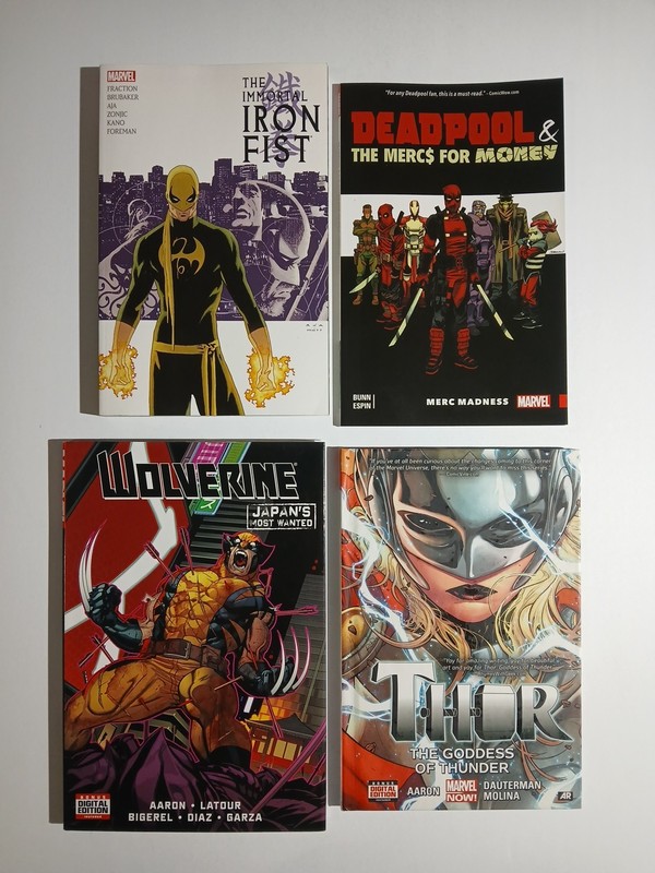 Marvel Trade Paperback And Hardcover Comic Book Lot