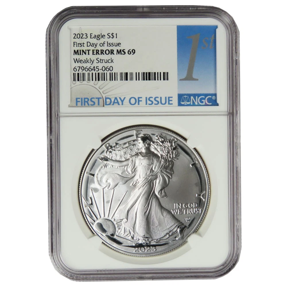 NGC MS69DPL 2023 イギリス ブル・オブ・クラレンス ラベルエラー NGC